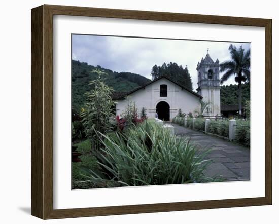 Exterior of 17th Century Catholic Church, Orosi, Costa Rica-Scott T. Smith-Framed Photographic Print