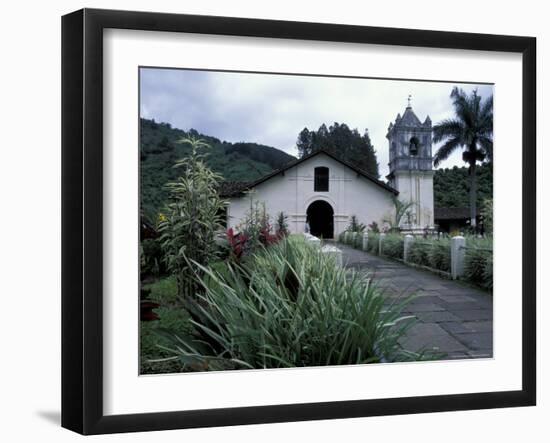 Exterior of 17th Century Catholic Church, Orosi, Costa Rica-Scott T. Smith-Framed Photographic Print