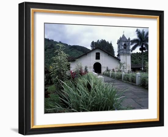 Exterior of 17th Century Catholic Church, Orosi, Costa Rica-Scott T. Smith-Framed Photographic Print