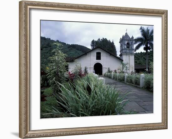 Exterior of 17th Century Catholic Church, Orosi, Costa Rica-Scott T. Smith-Framed Photographic Print