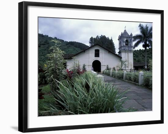 Exterior of 17th Century Catholic Church, Orosi, Costa Rica-Scott T. Smith-Framed Photographic Print