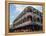 Exterior of a Building with Balconies, French Quarter Architecture, New Orleans, Louisiana, USA-Alison Wright-Framed Premier Image Canvas