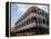 Exterior of a Building with Balconies, French Quarter Architecture, New Orleans, Louisiana, USA-Alison Wright-Framed Premier Image Canvas