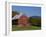 Exterior of a Large Barn, Typical of the Region, on a Farm in Vermont, New England, USA-Fraser Hall-Framed Photographic Print