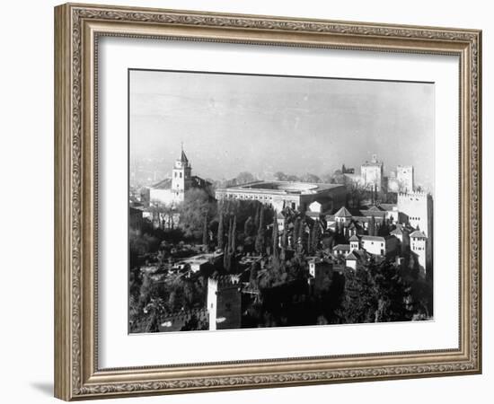 Exterior of Alhambra Palace-Dmitri Kessel-Framed Photographic Print