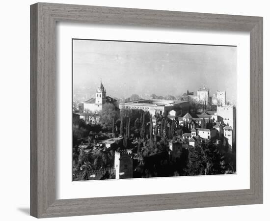 Exterior of Alhambra Palace-Dmitri Kessel-Framed Photographic Print