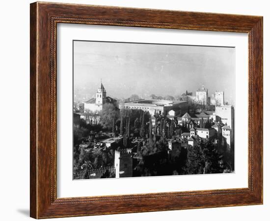 Exterior of Alhambra Palace-Dmitri Kessel-Framed Photographic Print