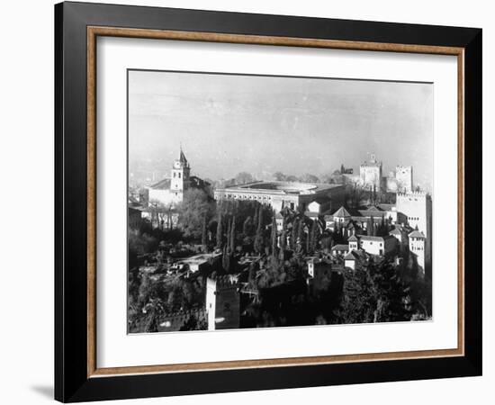 Exterior of Alhambra Palace-Dmitri Kessel-Framed Photographic Print