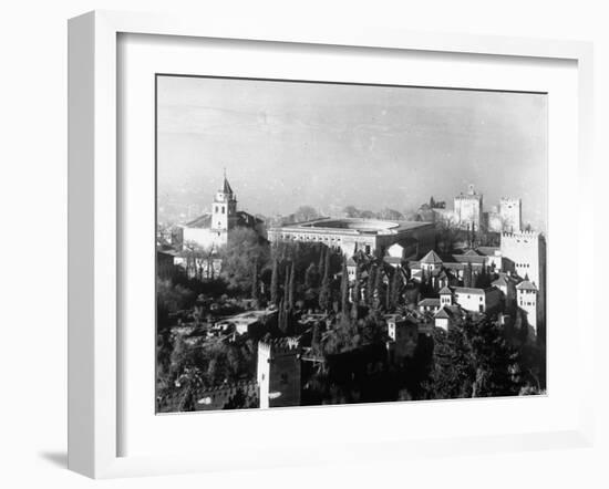 Exterior of Alhambra Palace-Dmitri Kessel-Framed Photographic Print