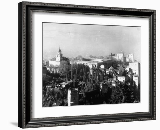 Exterior of Alhambra Palace-Dmitri Kessel-Framed Photographic Print