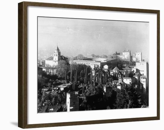 Exterior of Alhambra Palace-Dmitri Kessel-Framed Photographic Print