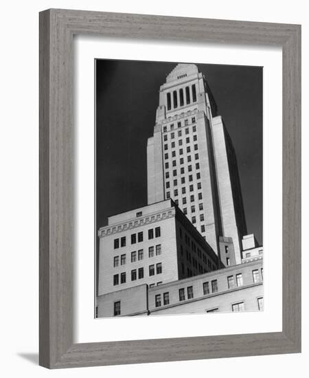 Exterior of City Hall-Horace Bristol-Framed Photographic Print