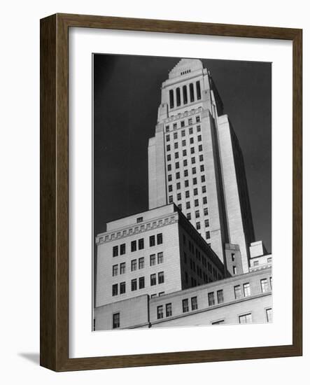 Exterior of City Hall-Horace Bristol-Framed Photographic Print
