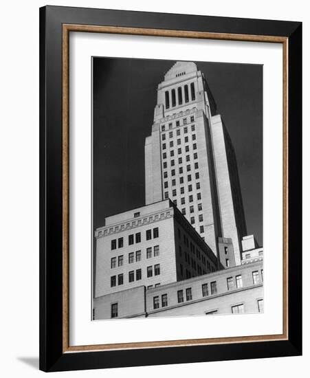 Exterior of City Hall-Horace Bristol-Framed Photographic Print