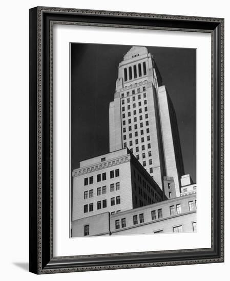 Exterior of City Hall-Horace Bristol-Framed Photographic Print