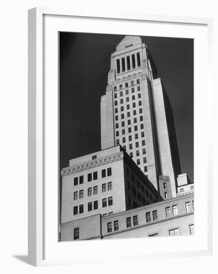 Exterior of City Hall-Horace Bristol-Framed Photographic Print