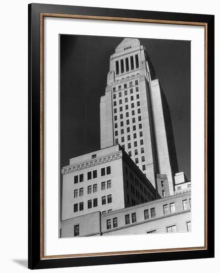 Exterior of City Hall-Horace Bristol-Framed Photographic Print