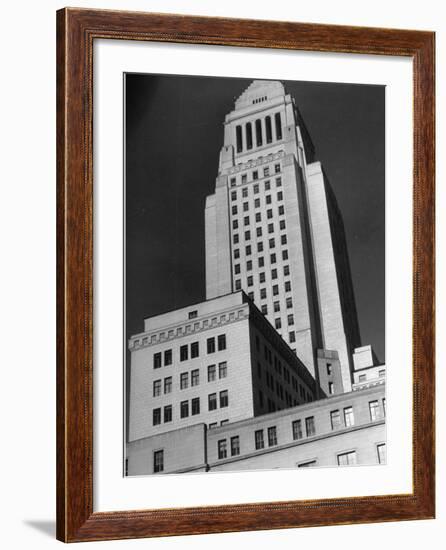 Exterior of City Hall-Horace Bristol-Framed Photographic Print