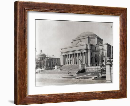 Exterior of Columbia University-null-Framed Photographic Print