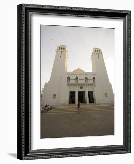 Exterior of Dakar Cathedral, Dakar, Senegal, West Africa, Africa-Robert Harding-Framed Photographic Print