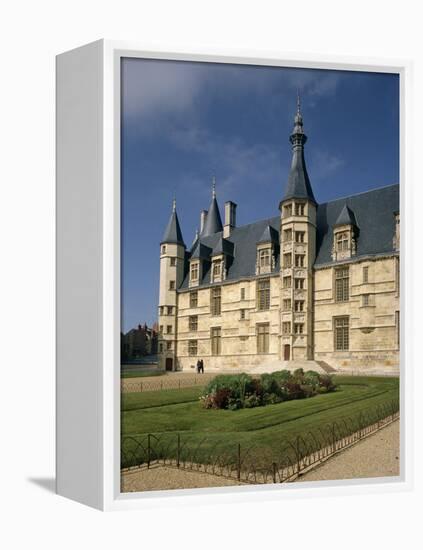 Exterior of Ducal Palace, Nevers, Bourgogne (Burgundy), France-Michael Short-Framed Premier Image Canvas