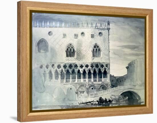 Exterior of Ducal Palace, Venice, 19th Century-John Ruskin-Framed Premier Image Canvas