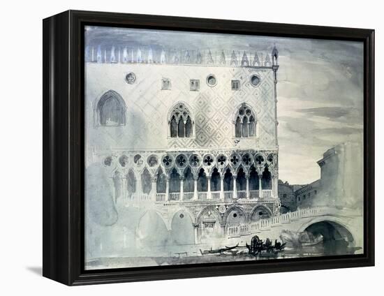 Exterior of Ducal Palace, Venice, 19th Century-John Ruskin-Framed Premier Image Canvas