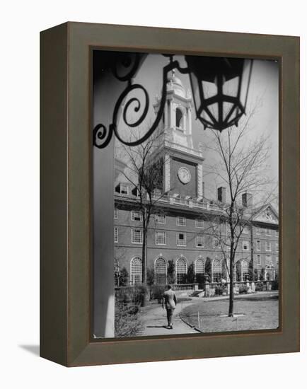 Exterior of Eliot House at Harvard University-Alfred Eisenstaedt-Framed Premier Image Canvas