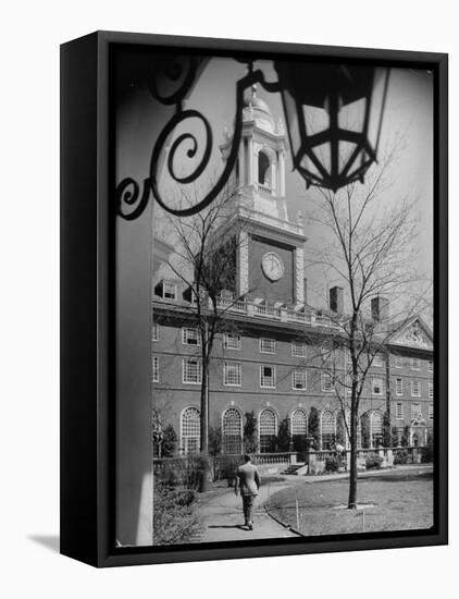 Exterior of Eliot House at Harvard University-Alfred Eisenstaedt-Framed Premier Image Canvas