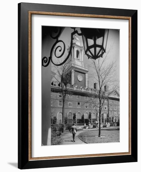 Exterior of Eliot House at Harvard University-Alfred Eisenstaedt-Framed Photographic Print