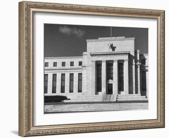 Exterior of Federal Reserve Building-Walker Evans-Framed Photographic Print