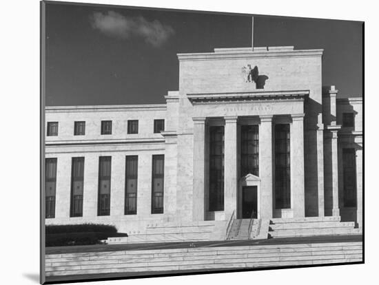 Exterior of Federal Reserve Building-Walker Evans-Mounted Photographic Print