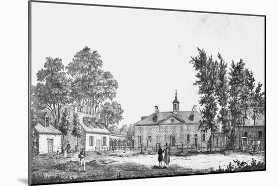 Exterior of George Washington's Estate-null-Mounted Giclee Print