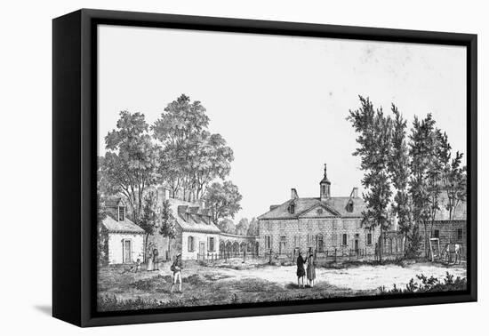 Exterior of George Washington's Estate-null-Framed Premier Image Canvas