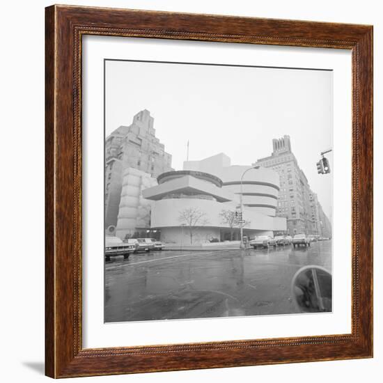 Exterior of Guggenheim Museum 1970-null-Framed Photographic Print