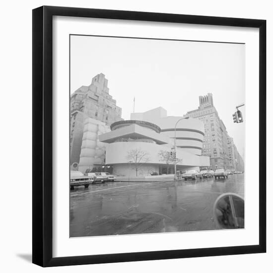 Exterior of Guggenheim Museum 1970-null-Framed Photographic Print