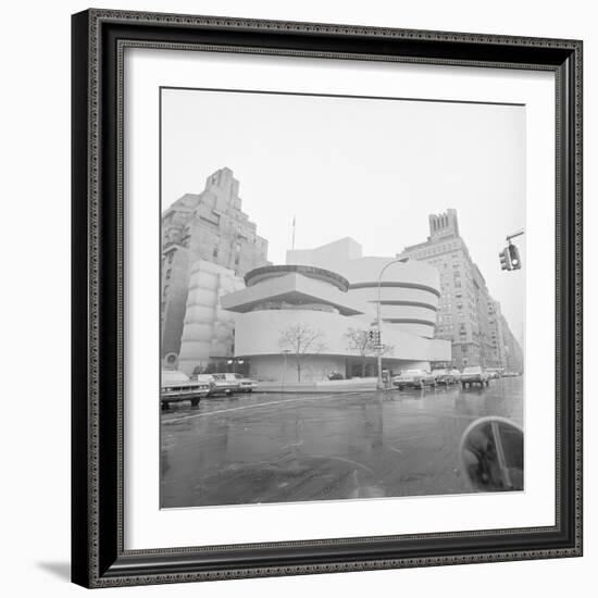 Exterior of Guggenheim Museum 1970-null-Framed Photographic Print