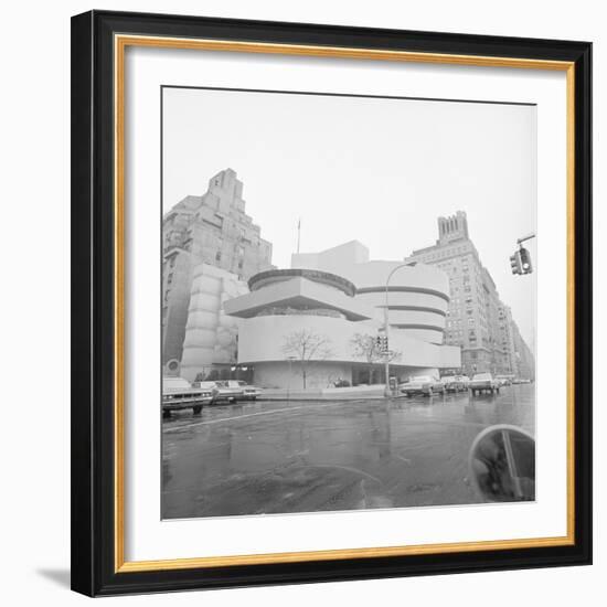 Exterior of Guggenheim Museum 1970-null-Framed Photographic Print