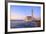 Exterior of Hassan Ll Mosque and Coastline at Dusk, Casablanca, Morocco, North Africa, Africa-Neil Farrin-Framed Photographic Print