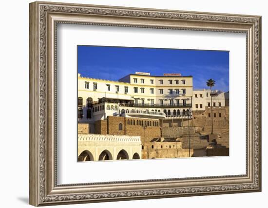 Exterior of Hotel Continental, Tangier, Morocco, North Africa, Africa-Neil Farrin-Framed Photographic Print