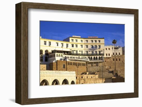 Exterior of Hotel Continental, Tangier, Morocco, North Africa, Africa-Neil Farrin-Framed Photographic Print