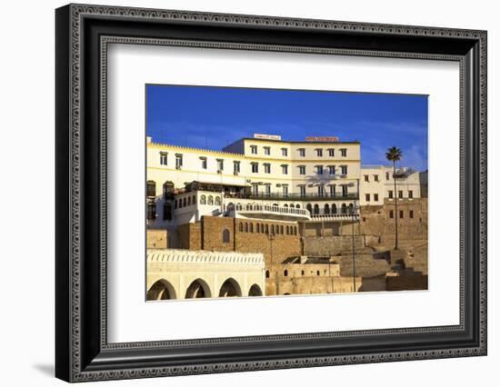 Exterior of Hotel Continental, Tangier, Morocco, North Africa, Africa-Neil Farrin-Framed Photographic Print