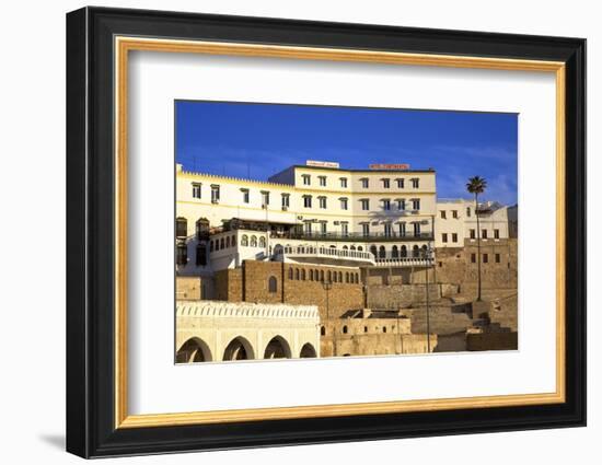 Exterior of Hotel Continental, Tangier, Morocco, North Africa, Africa-Neil Farrin-Framed Photographic Print