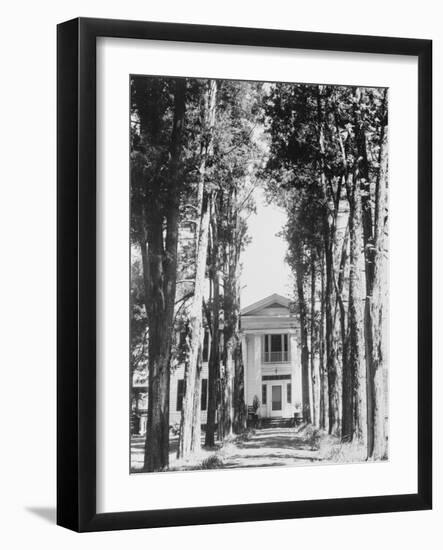 Exterior of House Belonging to Author William Faulkner-null-Framed Photographic Print