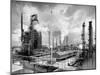Exterior of Humble Oil Refinery-Dmitri Kessel-Mounted Photographic Print