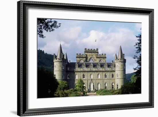 Exterior of Inveraray Castle, Argyll, Scotland-null-Framed Giclee Print