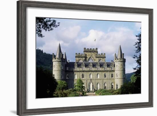 Exterior of Inveraray Castle, Argyll, Scotland-null-Framed Giclee Print