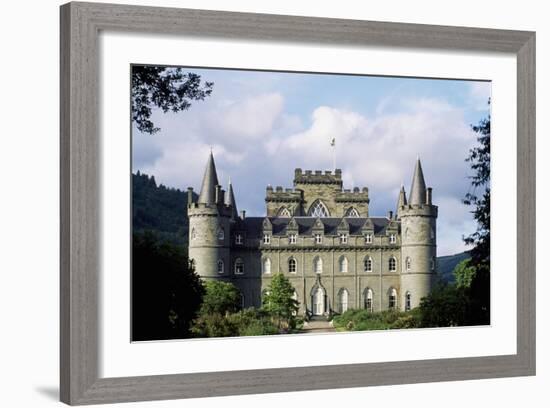 Exterior of Inveraray Castle, Argyll, Scotland-null-Framed Giclee Print