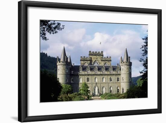Exterior of Inveraray Castle, Argyll, Scotland-null-Framed Giclee Print