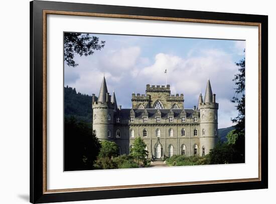 Exterior of Inveraray Castle, Argyll, Scotland-null-Framed Giclee Print